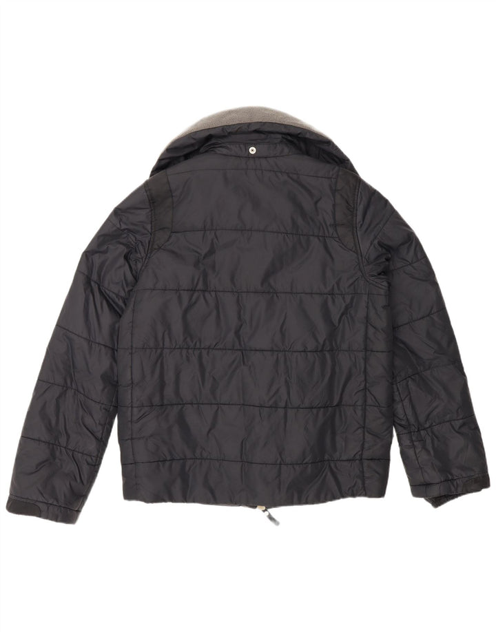 Diesel Veste matelassée pour homme UK 36 Petit nylon noir