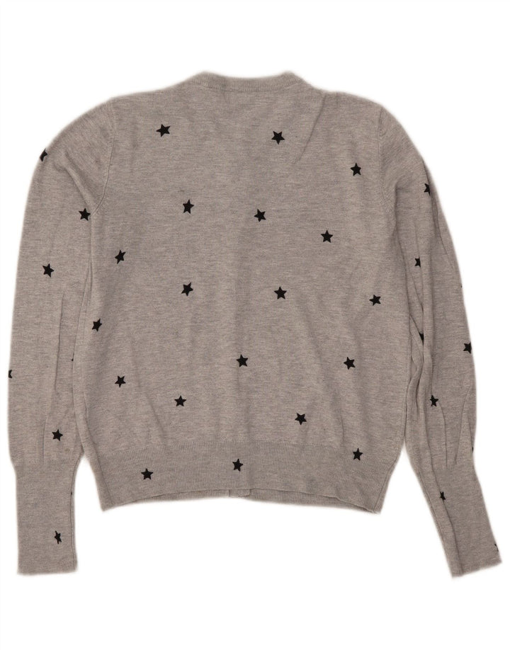 Marks & Spencer Pull cardigan court pour femme UK 10 Small Gris