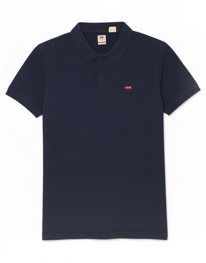 Levi's Polo Standard Homme Bleu Marine Moyen Coton