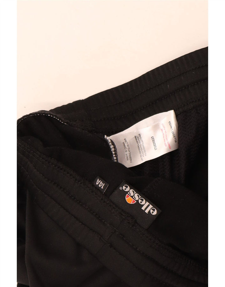 ELLESSE Pantalon de survêtement garçon 13-14 ans Noir Polyester