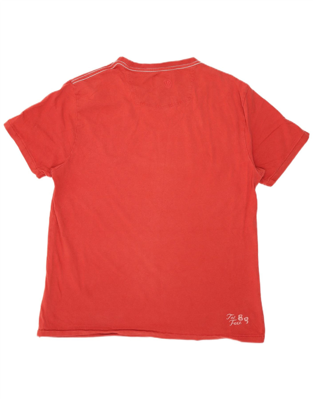 Fat Face T-Shirt Graphique Homme Rouge Moyen Coton