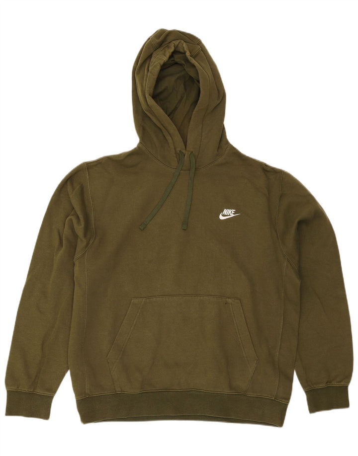 Nike Pull à capuche pour homme Kaki moyen