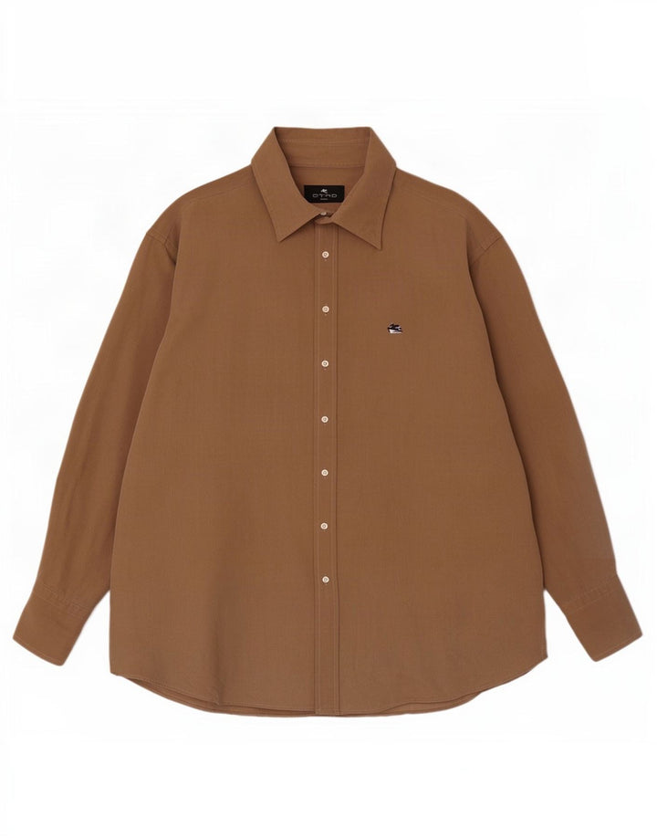 Etro Chemise homme taille 43 XL Beige Coton