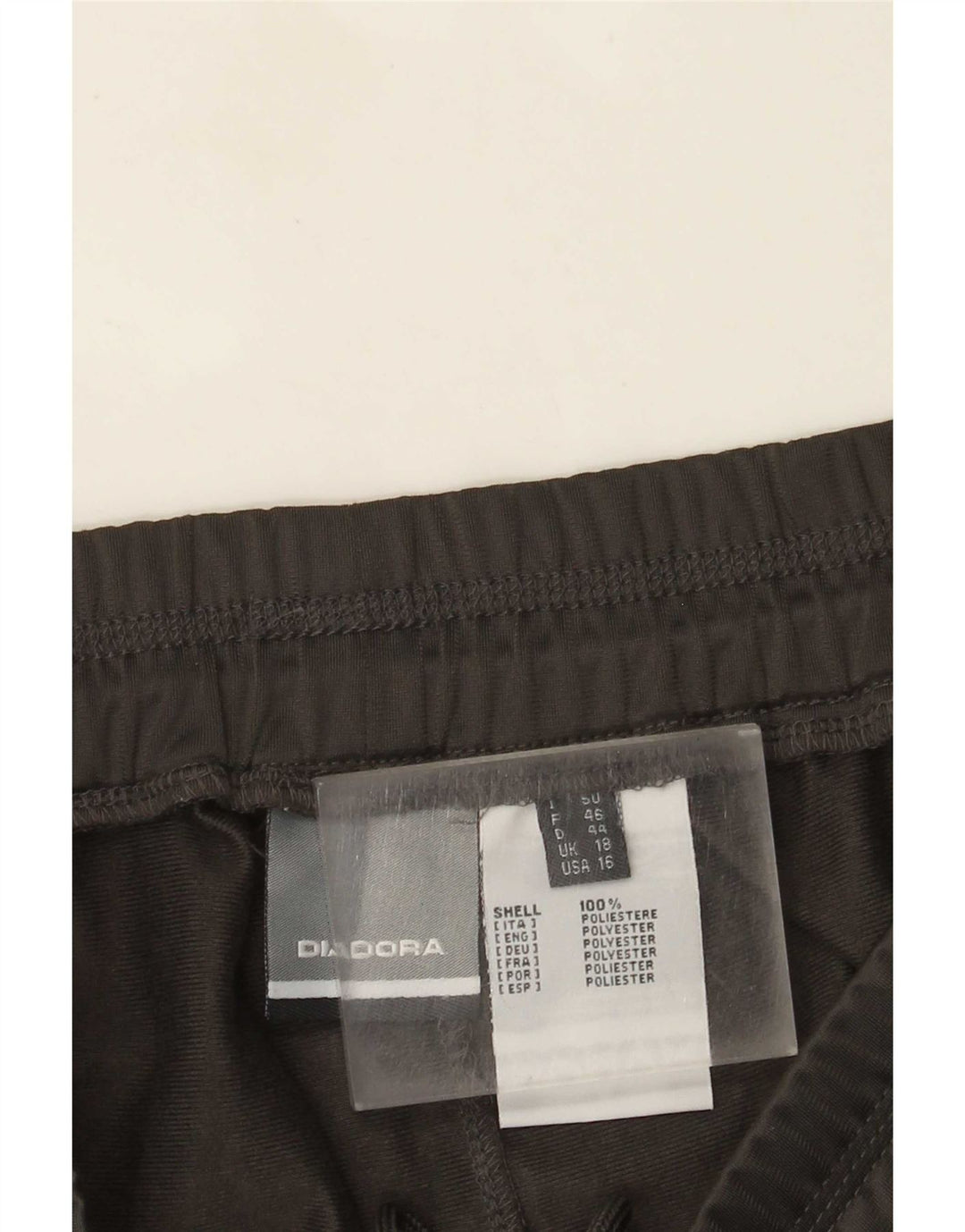 Diadora Pantalon de survêtement pour femme UK 18 XL Gris Polyester