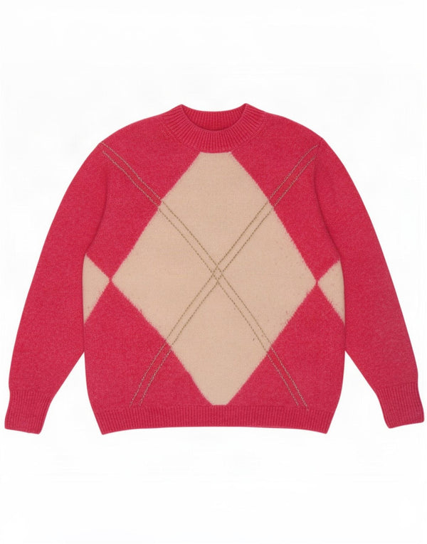 Marks & Spencer Pull col roulé pour femme UK 14 Rose moyen