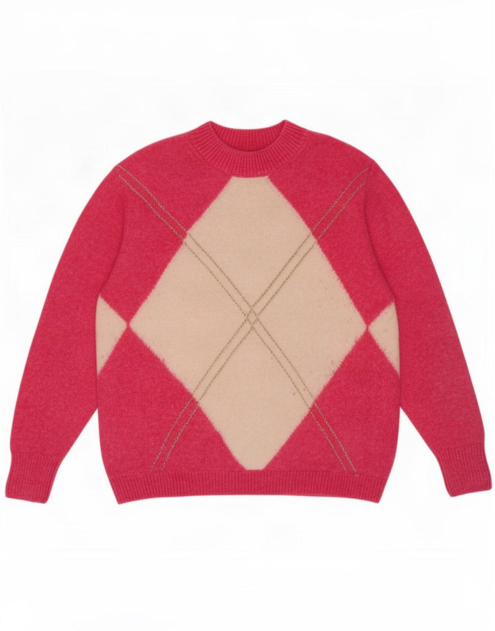 Marks & Spencer Pull col roulé pour femme UK 14 Rose moyen
