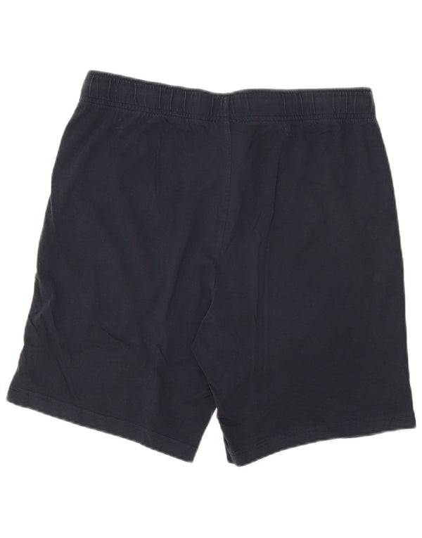 Champion Short de Sport Homme Grand Coton Noir
