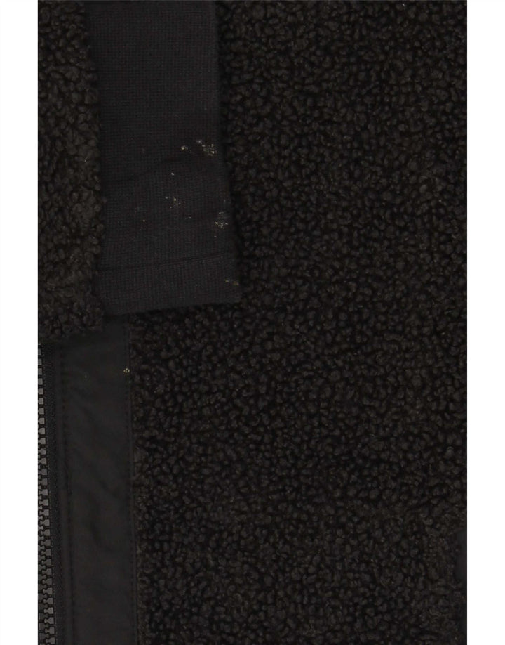 Veste polaire à capuche Nike garçon 10-11 ans noir moyen polyester