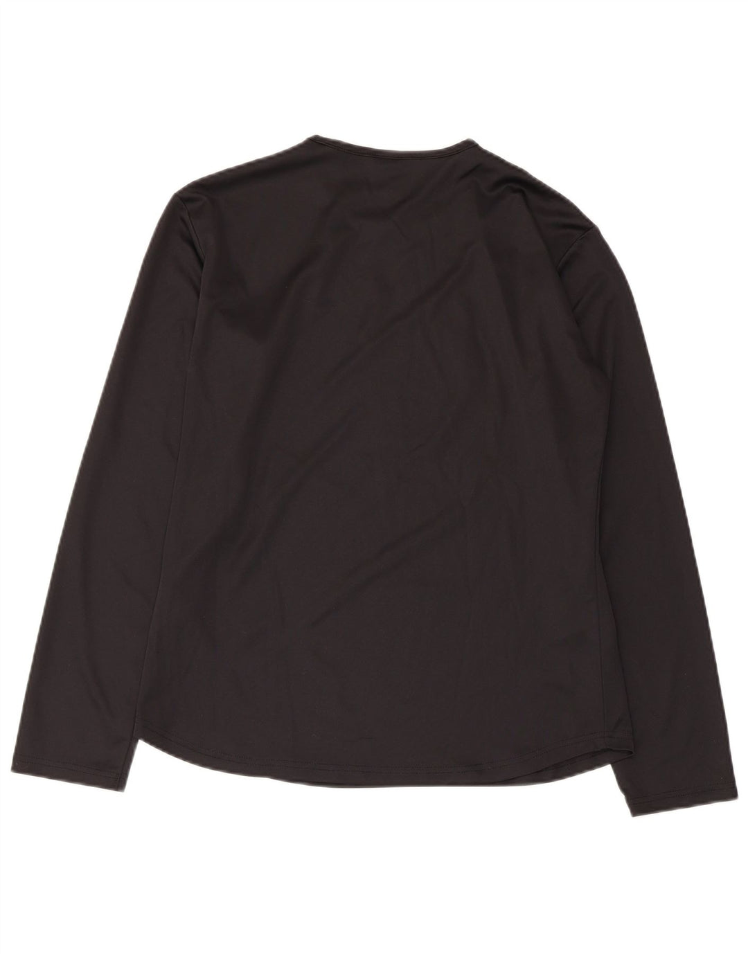 Nike Haut Dri Fit à manches longues pour femme UK 14/16 Large Noir Polyester