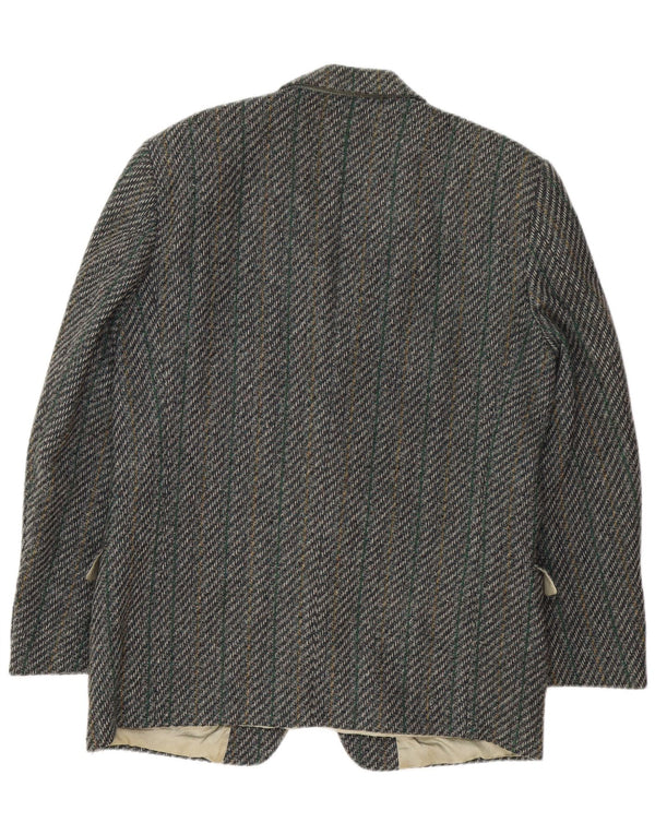 Facis Veste Blazer 2 Boutons Homme IT 52 XL Gris Laine à Chevrons