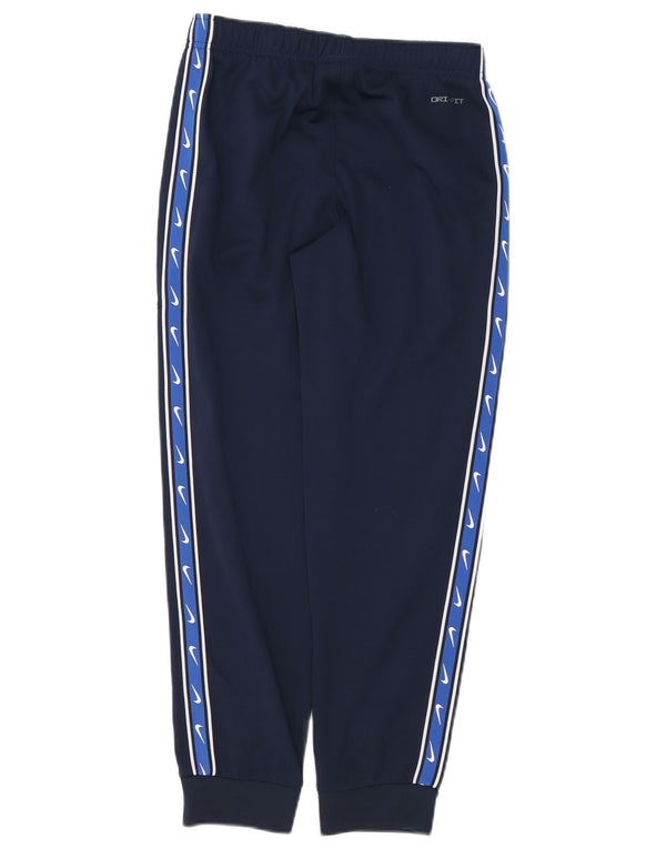 Nike Pantalon de survêtement Dri Fit pour garçon 12-13 ans Bleu marine Taille L
