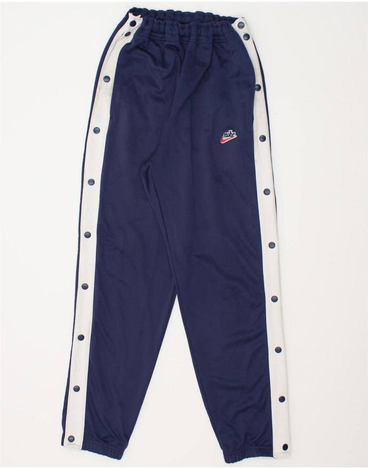 NIKE Pantalon de survêtement pour homme Pantalon de jogging Large Bleu marine Colorblock Polyester