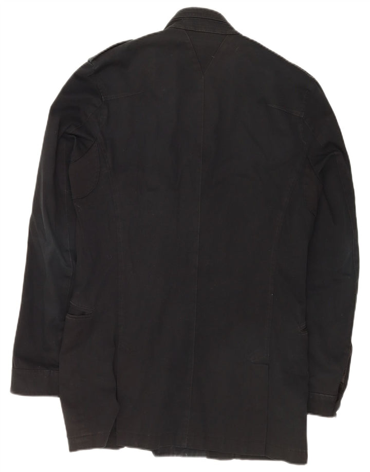 Reiss Veste militaire pour homme UK 36 Petit coton noir