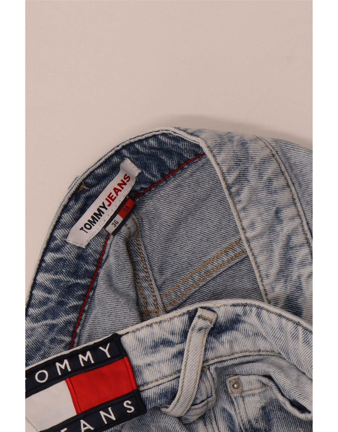 Tommy Hilfiger Jean Slim Homme W36 L29 Bleu
