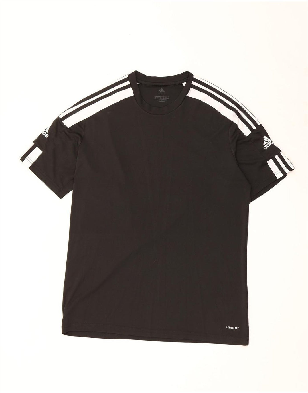 Adidas Hommes Aeroready T-Shirt Haut Large Noir Colorblock Polyester
