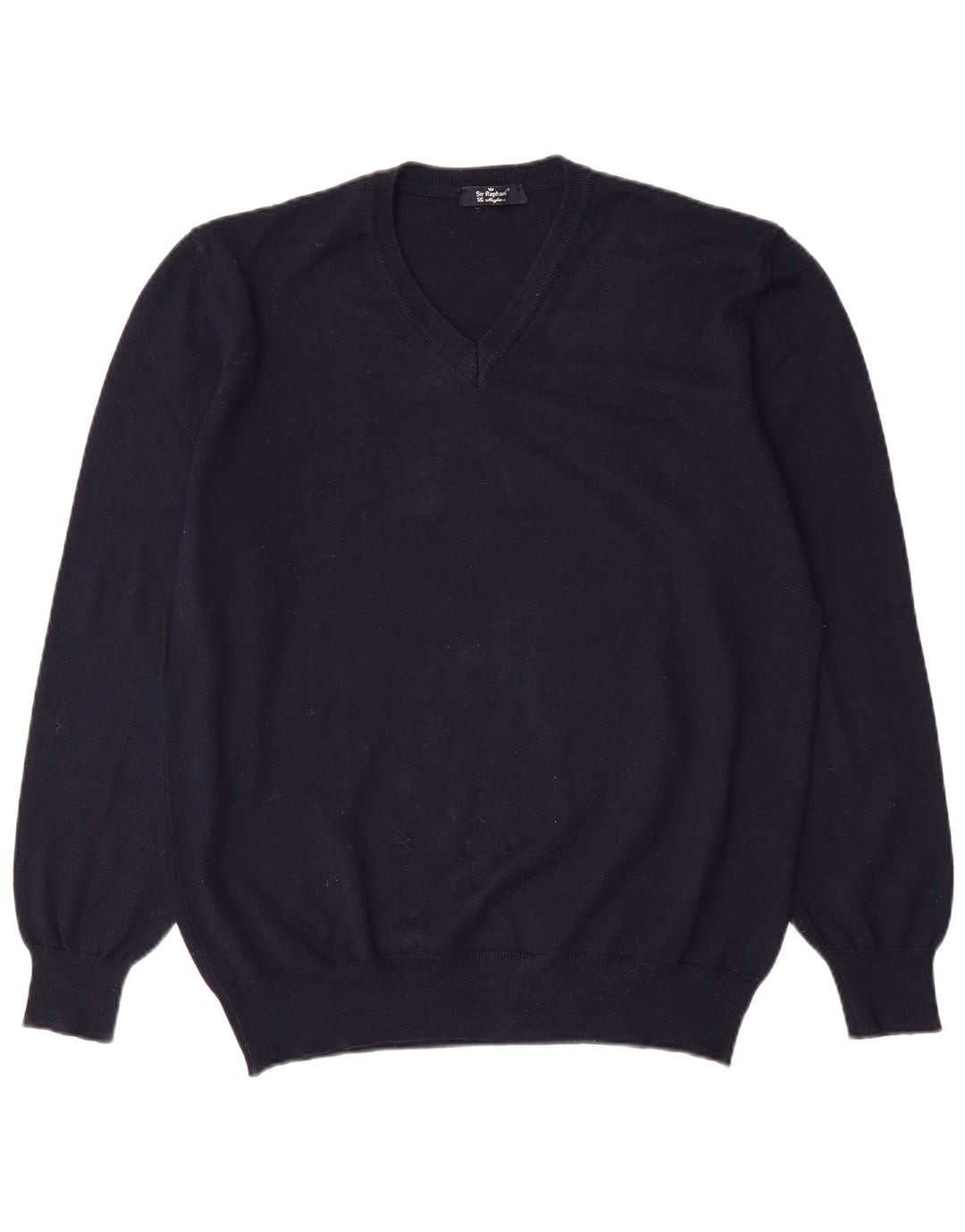 SIR RAPHAEL Pull col V homme 2XL bleu marine acrylique