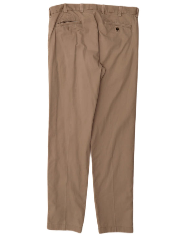 Brooks Brothers Pantalon Chino Slim Homme W34 L34 Coton Beige