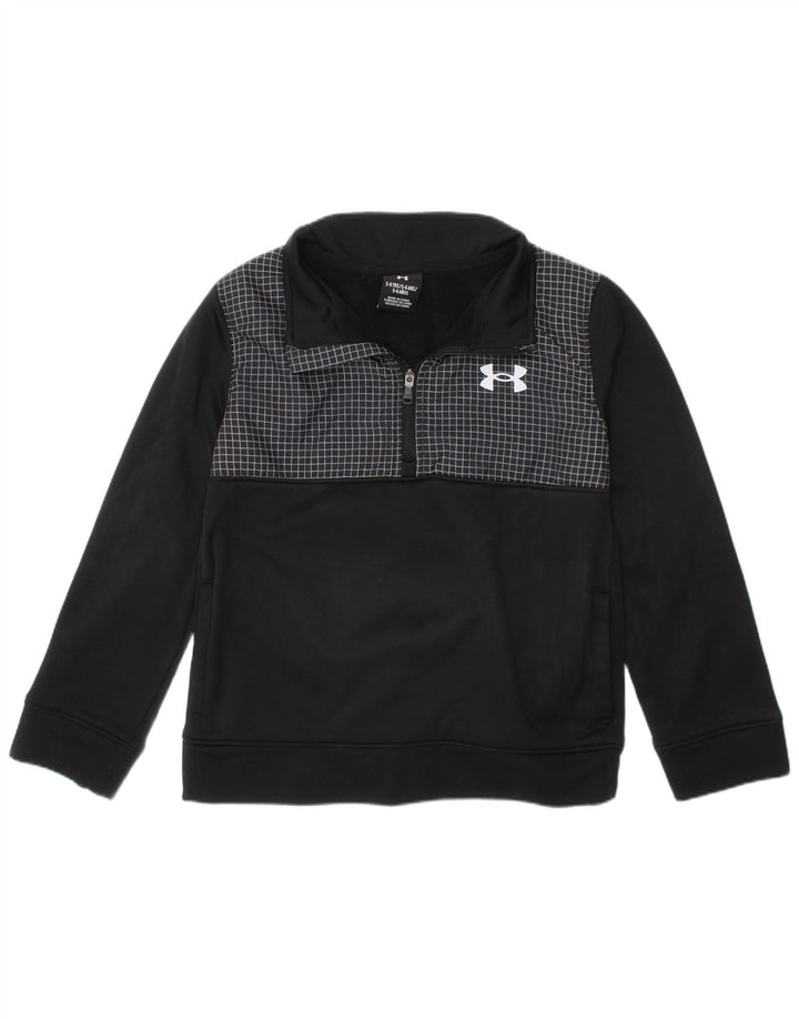 Under Armour Haut de Survêtement Graphic Pullover Garçon 5-6 ans Noir Polyester