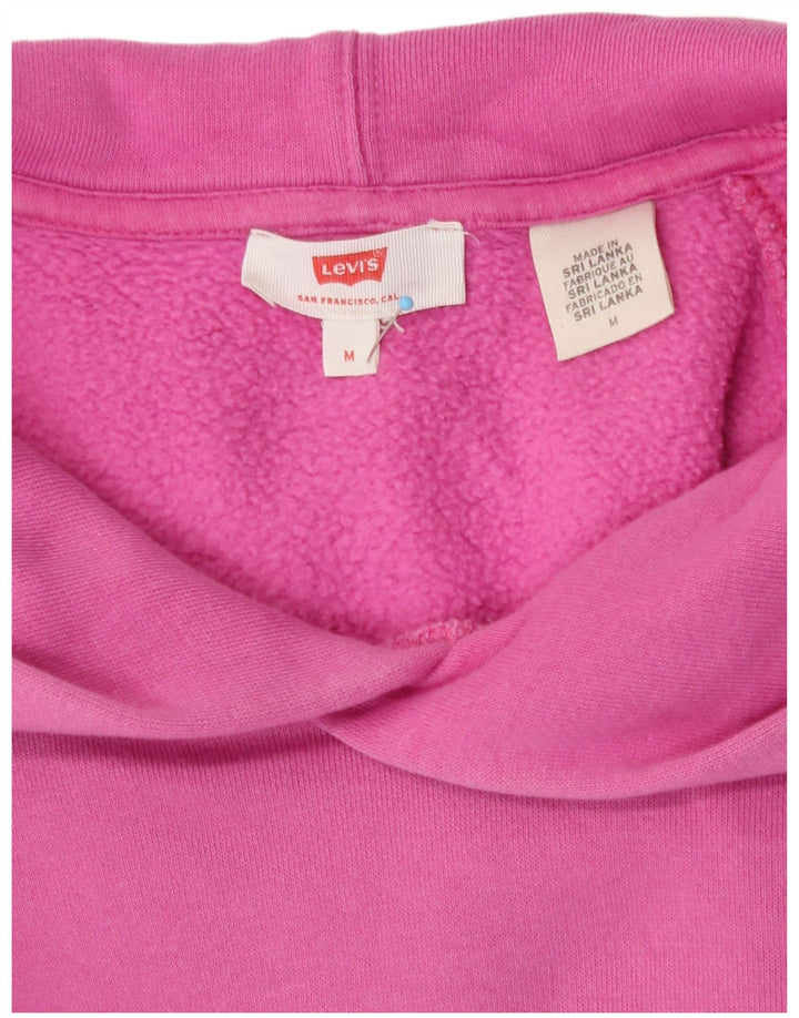 Levi's Pull à Capuche Graphique Oversize Femme UK 14 Rose Moyen