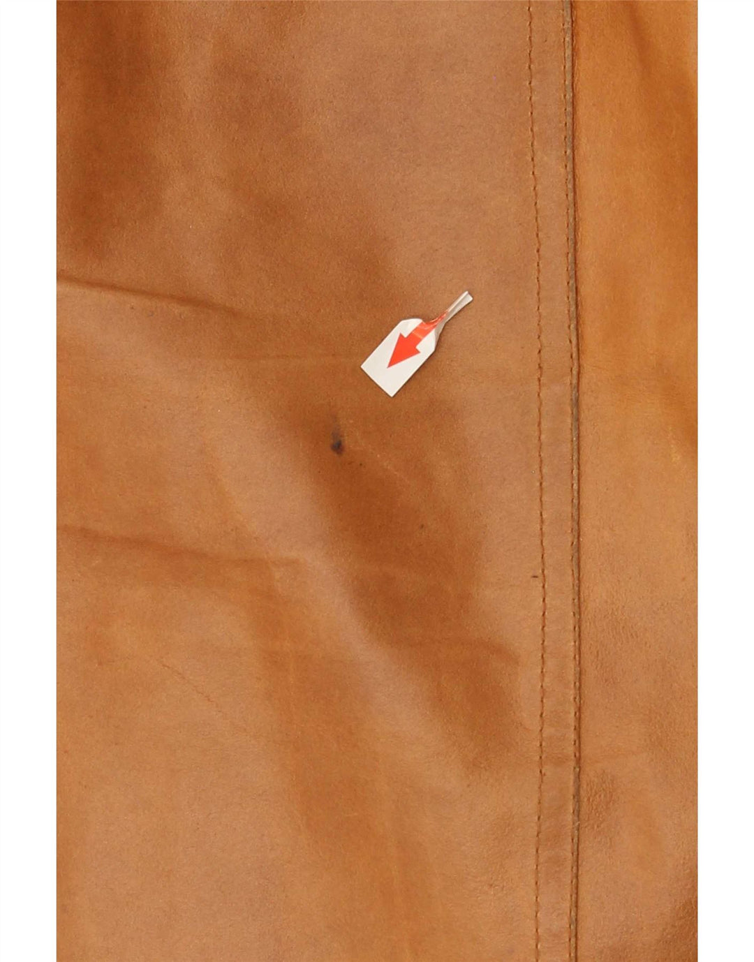 veste en cuir homme vintage IT 40 Grand Marron
