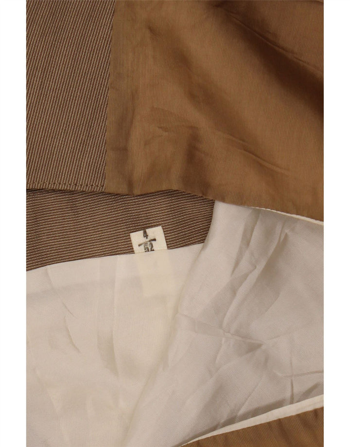 gilet homme vintage IT 52 Large Brown Pinstripe