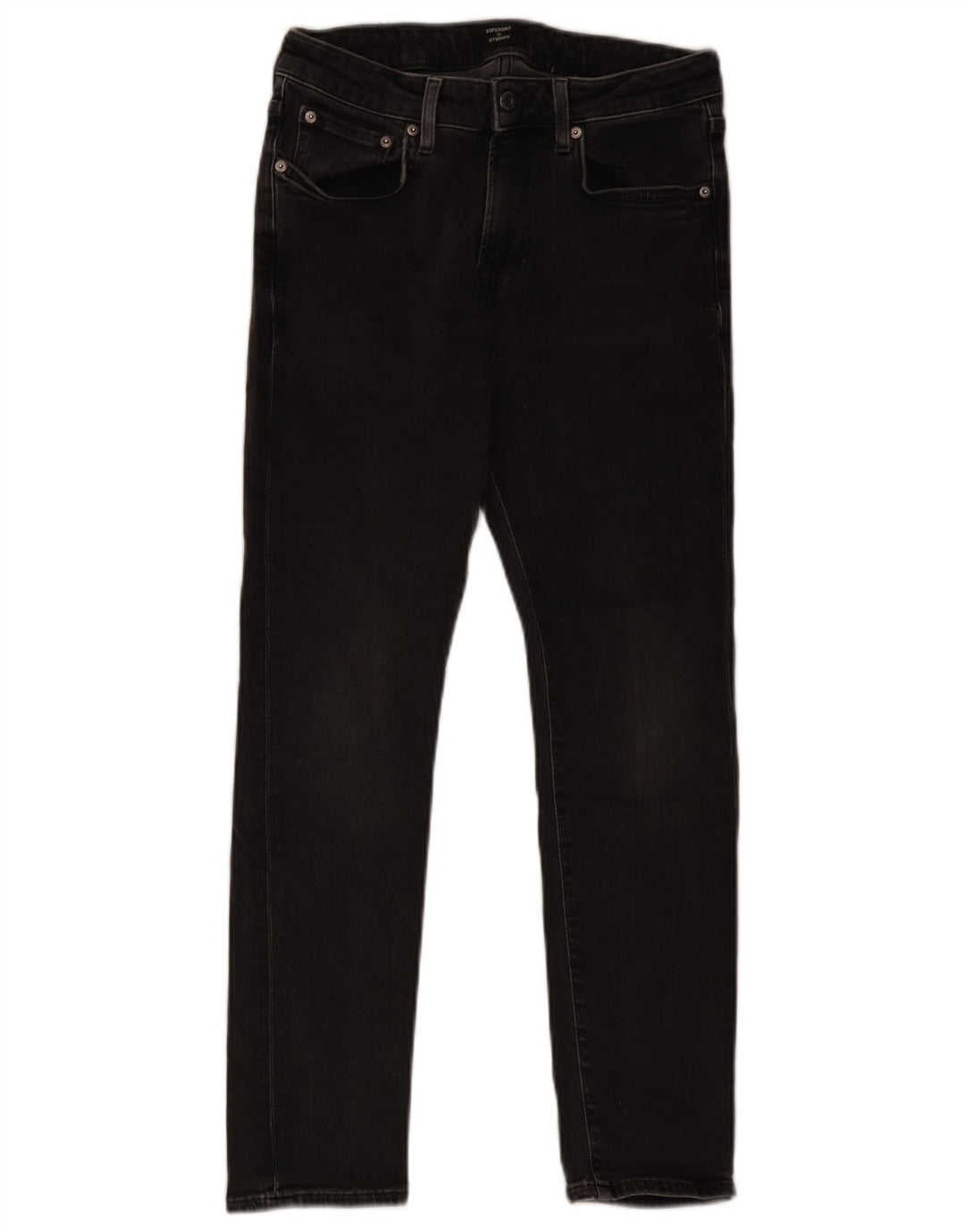 SUPERDRY Jean Skinny Femme W30 L30 Gris