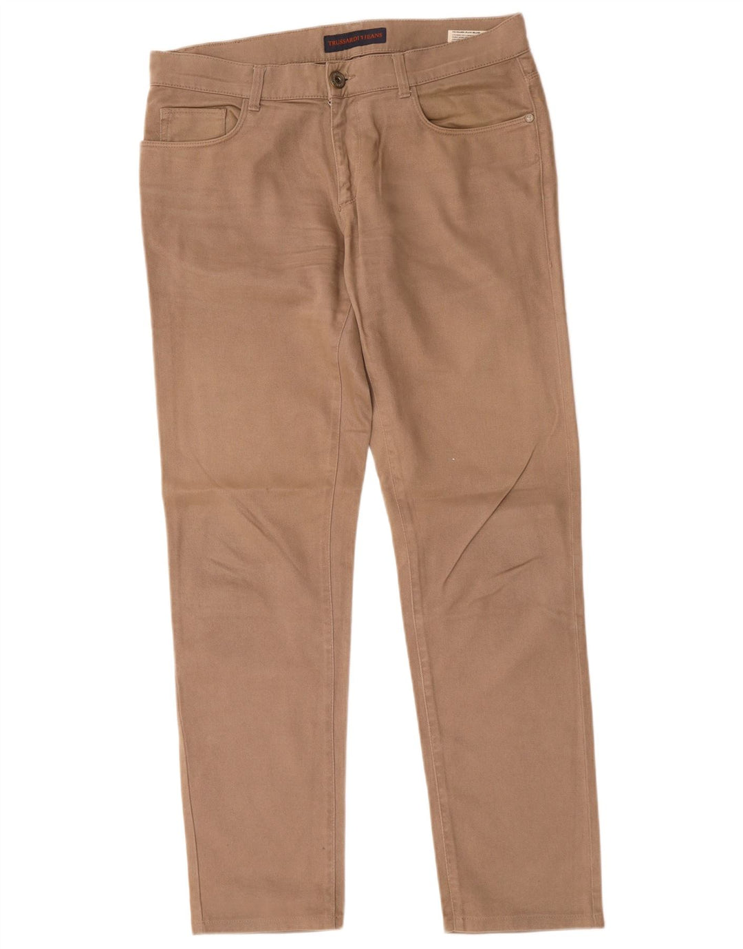 Trussardi Pantalon Casual Slim W35 L31 Beige Homme