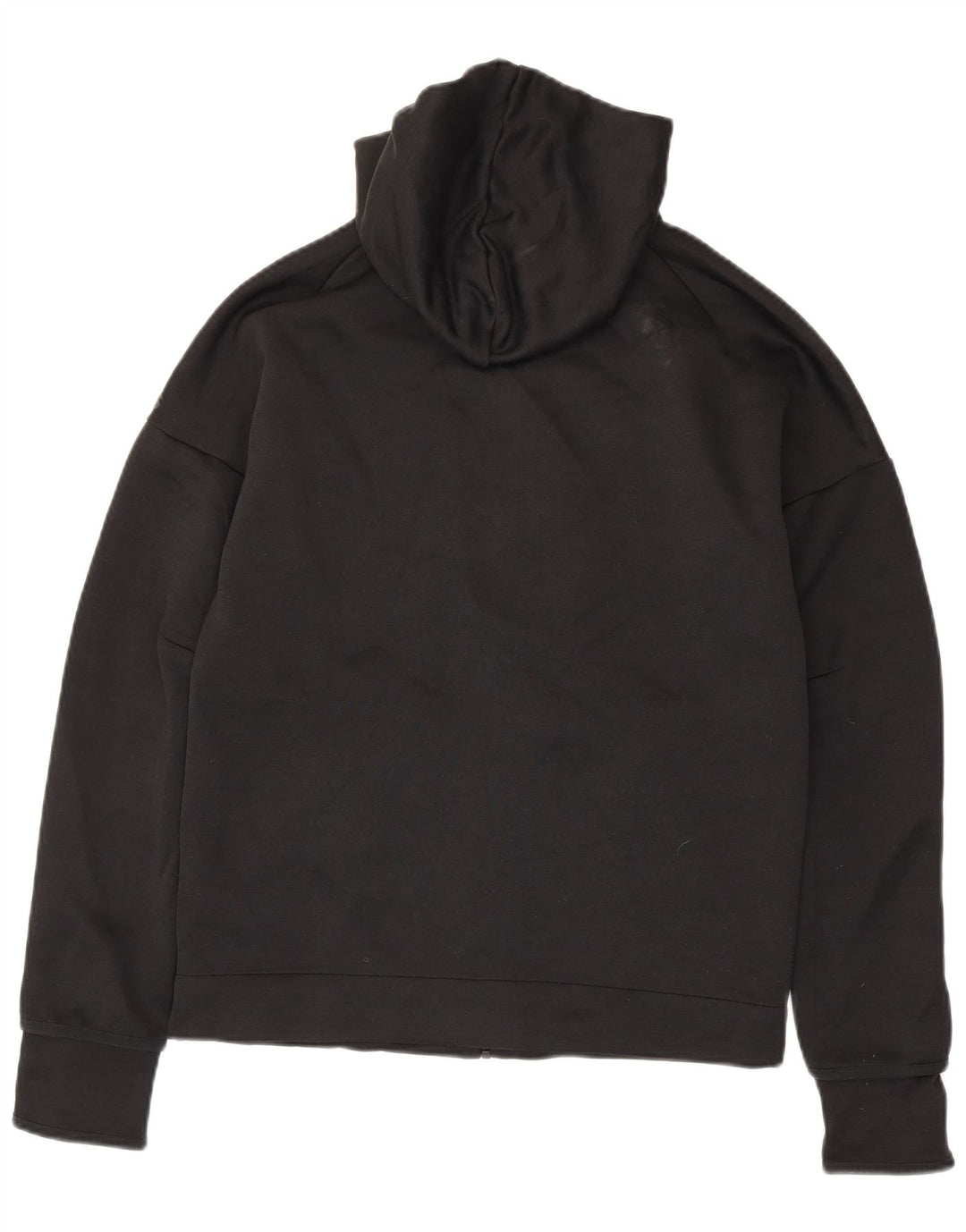 Adidas Pull à capuche zippé pour homme en polyester noir moyen