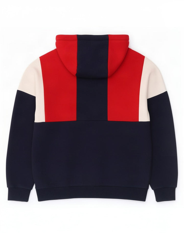Fila Pull à capuche en coton multicolore moyen pour homme