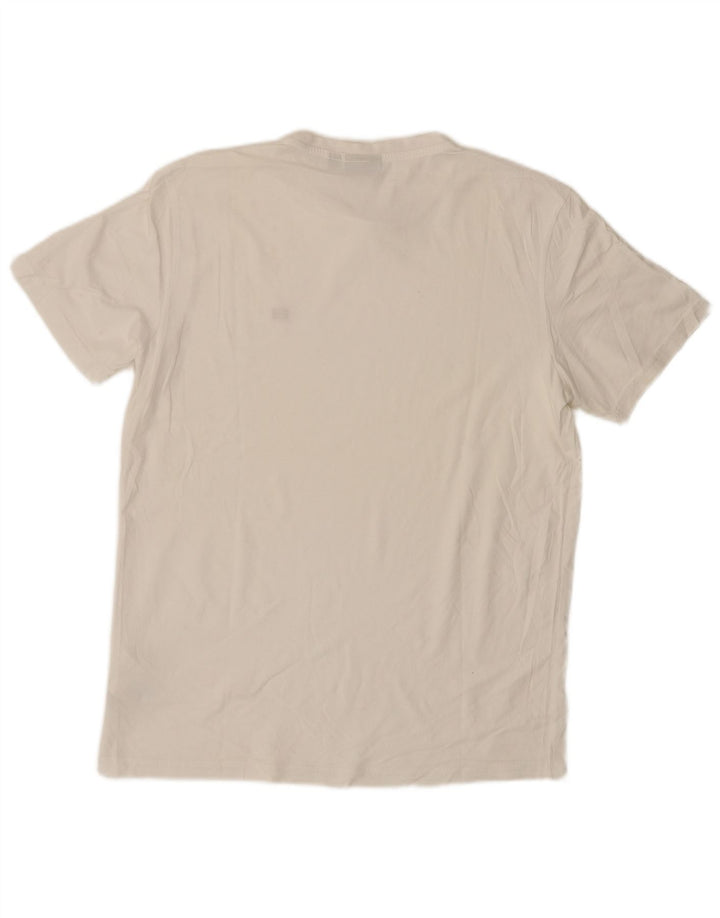 Napapijri T-Shirt Geographic Homme Blanc Moyen Coton