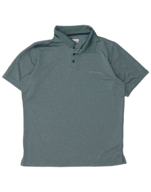 Columbia Polo Homme Vert Moyen Polyester