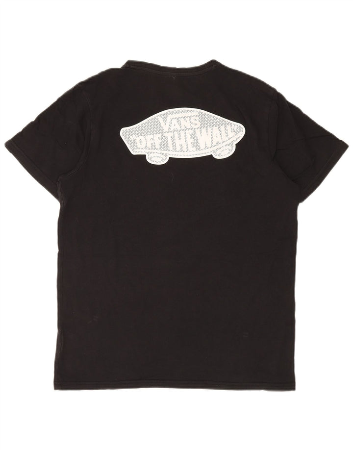 Vans Hommes Regular Fit Graphic T-Shirt Haut Noir Moyen Coton