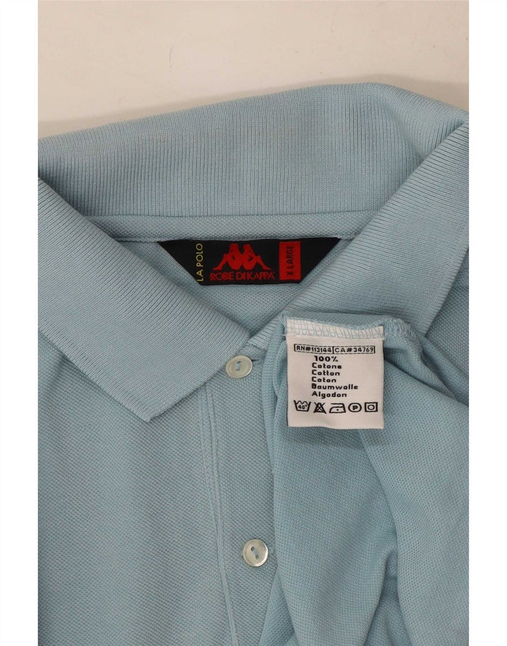 Kappa Polo Homme XL Bleu Coton