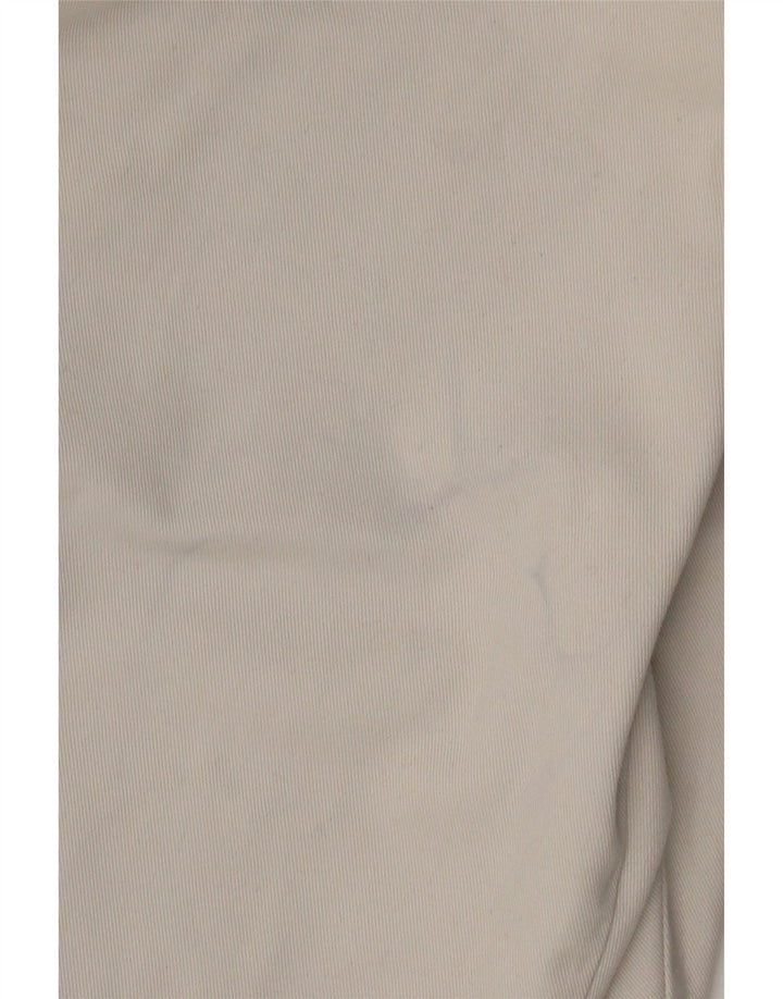 MAVERICK Pantalon Cargo Droit Homme W36 L30 Coton Blanc