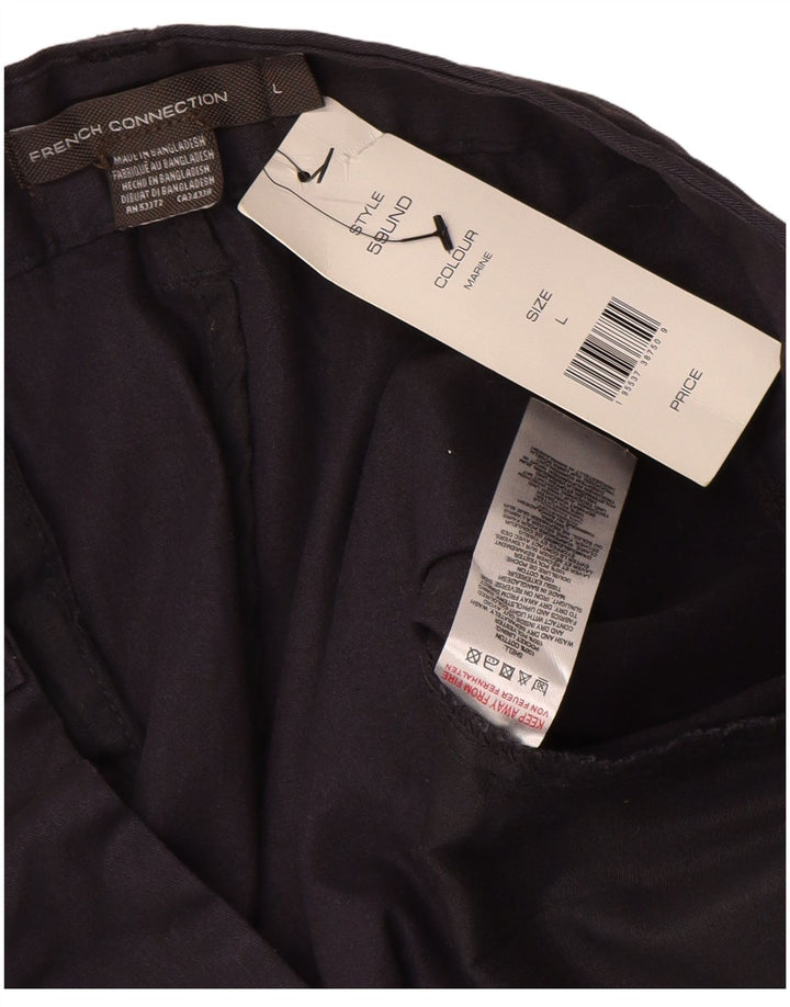 FRENCH CONNECTION Short Chino Homme Large W34 Bleu Marine Coton