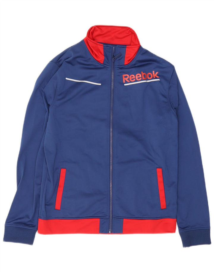 Reebok Veste de Survêtement Graphique Garçon 15-16 ans Bleu Marine Colourblock