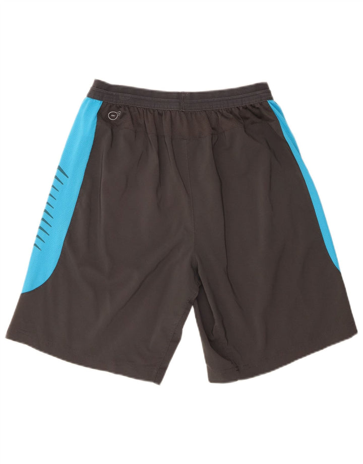 Puma Short de Sport Homme Gris Moyen Colourblock Polyester