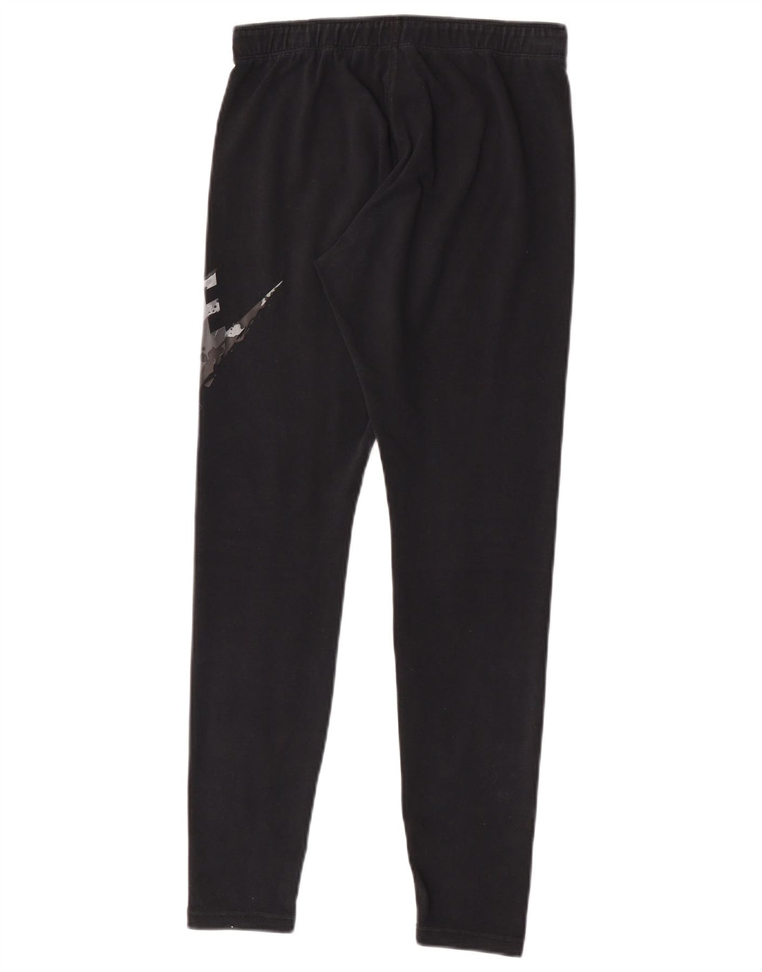 Leggings graphiques Nike pour femmes UK 14 coton noir moyen