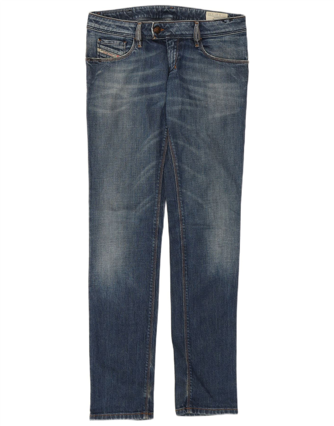 Diesel Jean Nevy Slim Femme W27 L32 Bleu Coton