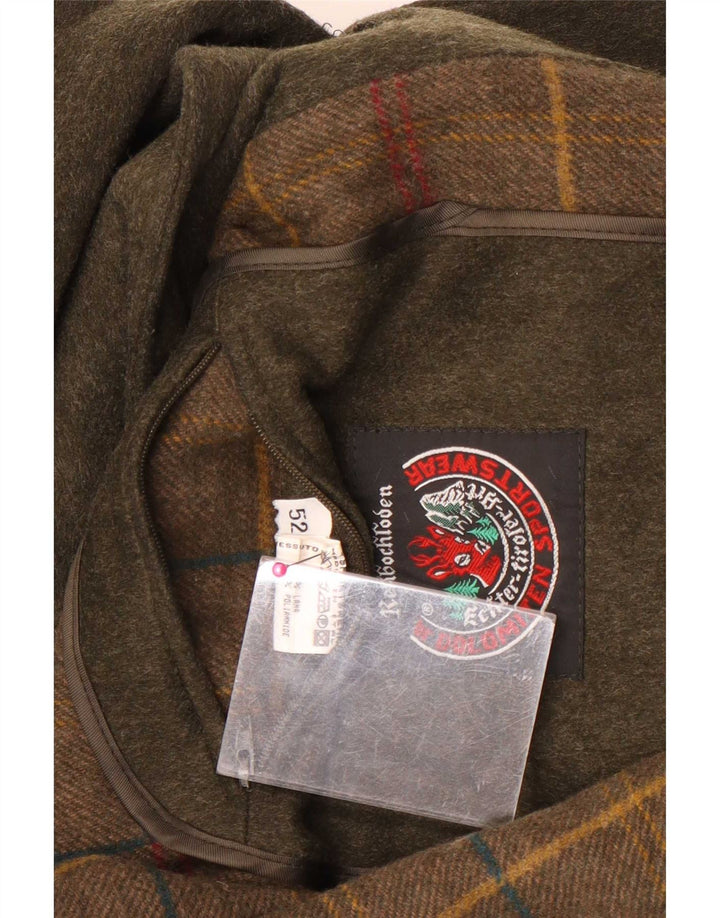 Rehbochloden Manteau Homme EU 52 XL Kaki Laine