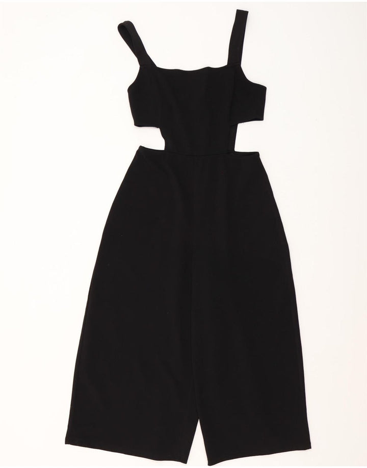 Zara Combinaison sans manches pour femme UK 12 Noir moyen