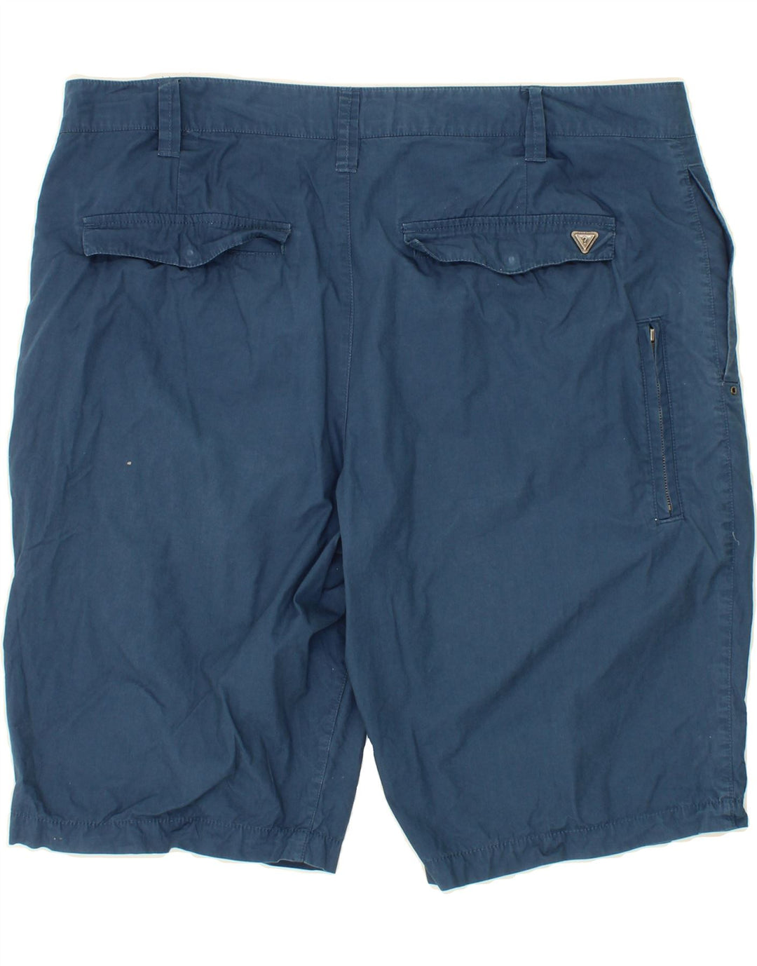 GUESS Mens Chino Shorts W38 XL Navy Blue Cotton Vintage Guess and Second-Hand Guess from Messina Hembry 