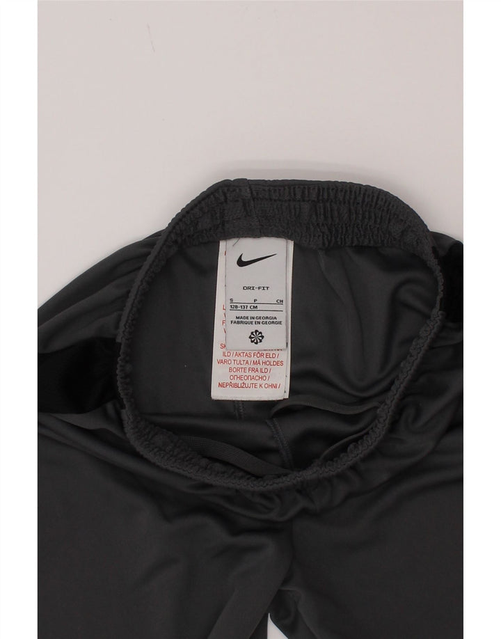 Nike Short de sport Dri Fit pour garçon 8-9 ans Petit Gris Colorblock Polyester
