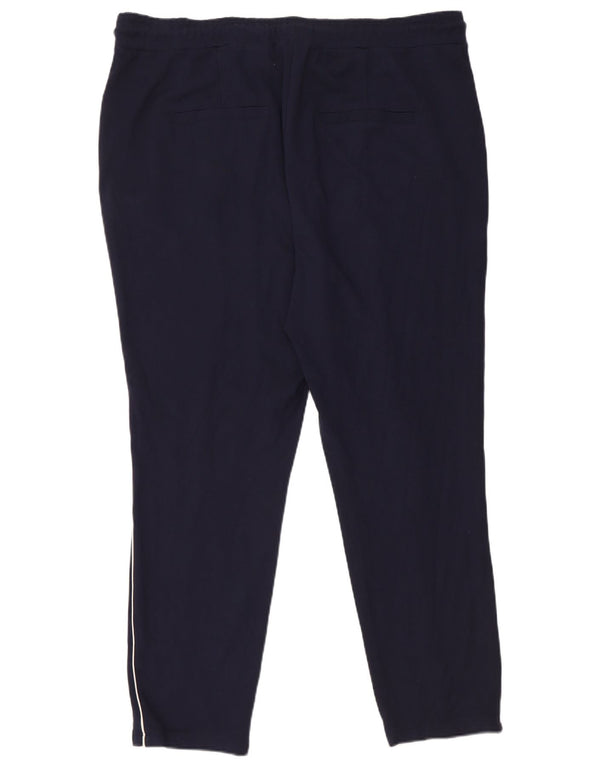 Tchibo Pantalon De Survêtement Femme Joggers IT 52/54 2XL Bleu Marine Viscose