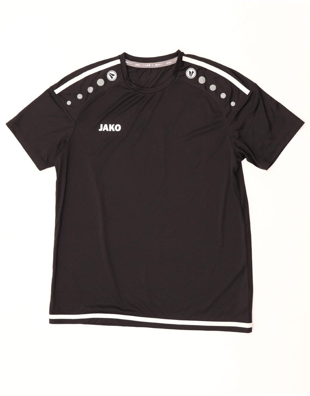 JAKO T-Shirt Homme Haut Large Noir Colourblock Polyester