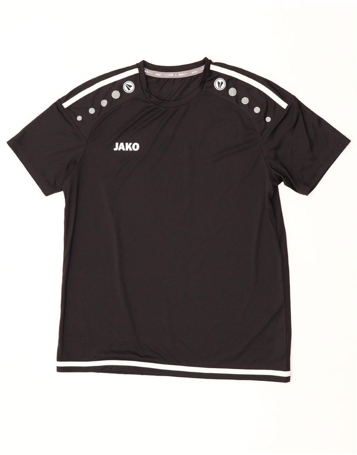 JAKO T-Shirt Homme Haut Large Noir Colourblock Polyester