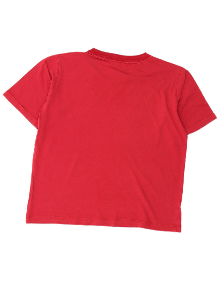 CHAMPION T-Shirt Oversize Femme UK 10 Petit Rouge