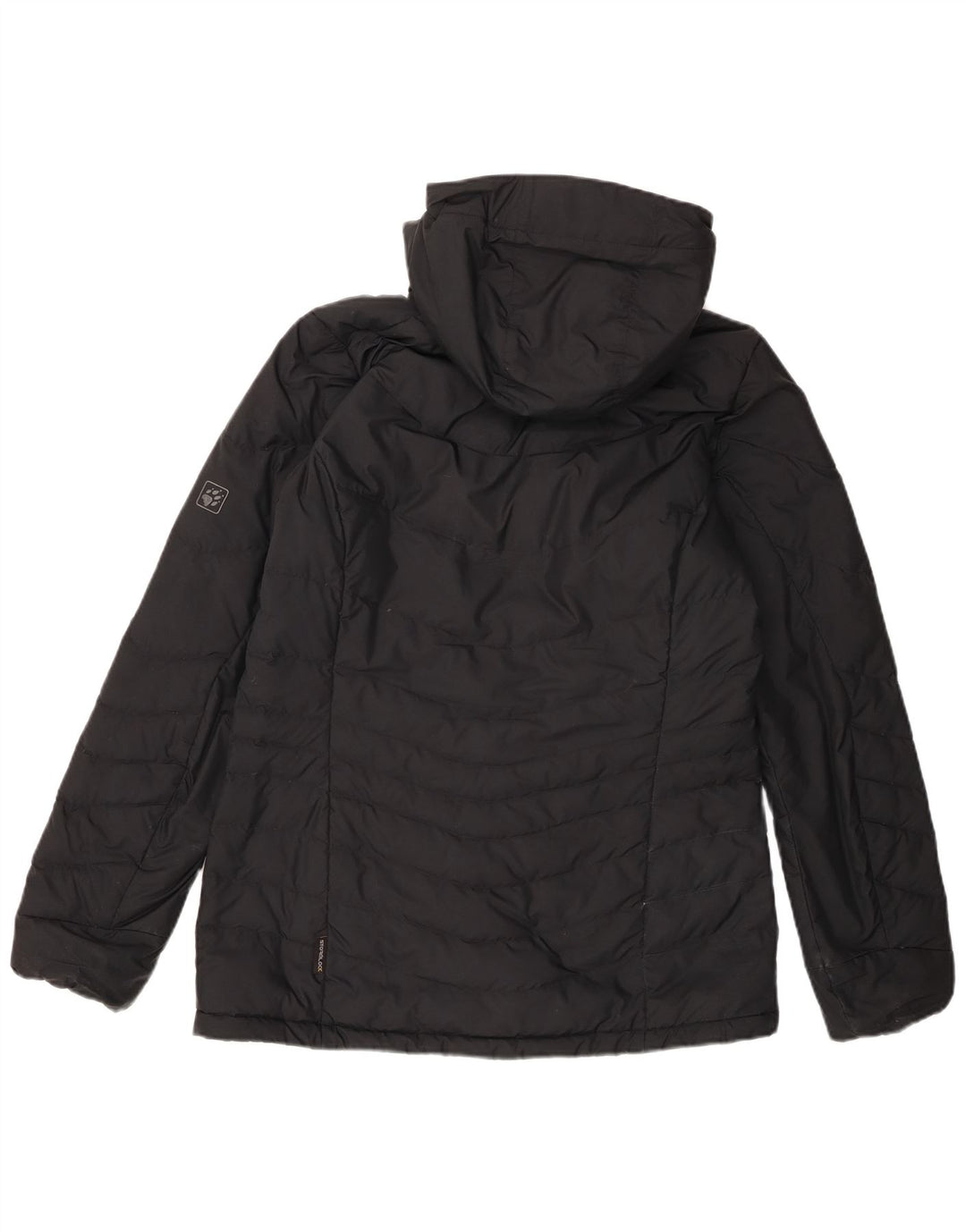 Jack Wolfskin Veste matelassée à capuche surdimensionnée pour femme IT 36 XS Noir
