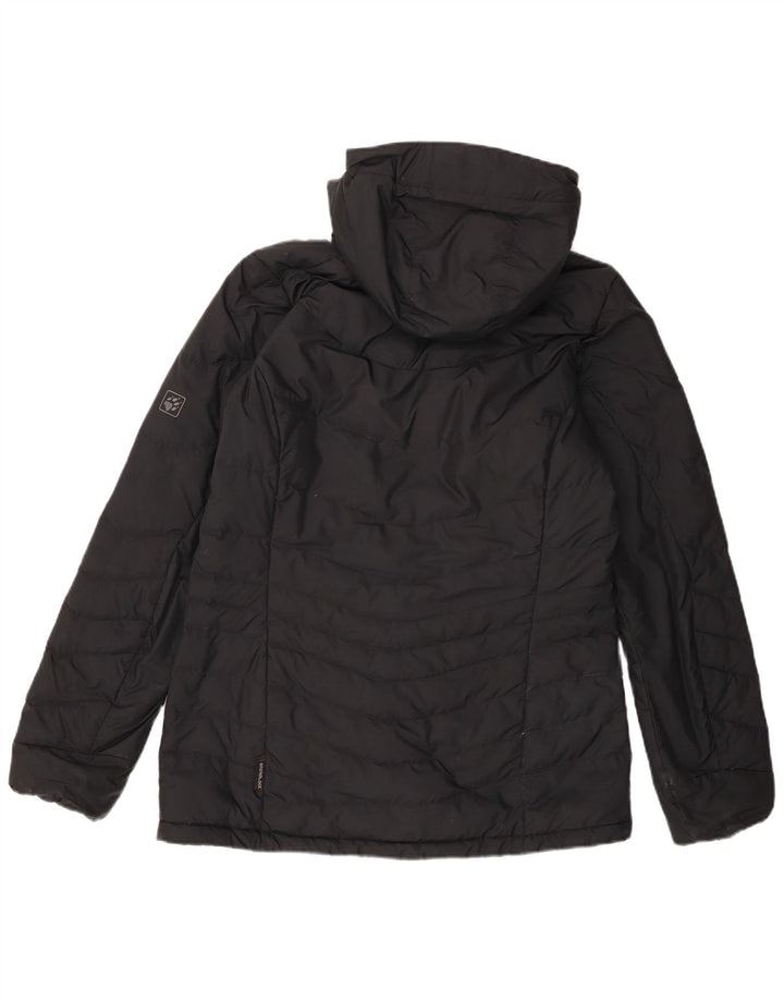 Jack Wolfskin Veste matelassée à capuche surdimensionnée pour femme IT 36 XS Noir