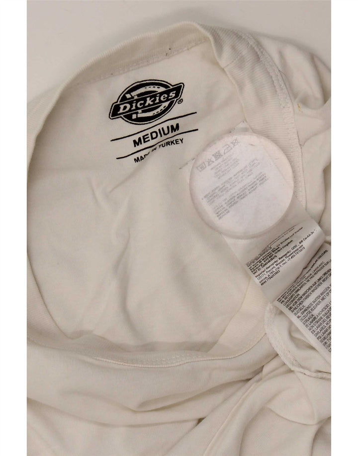 Dickies T-Shirt Homme Blanc Moyen Coton